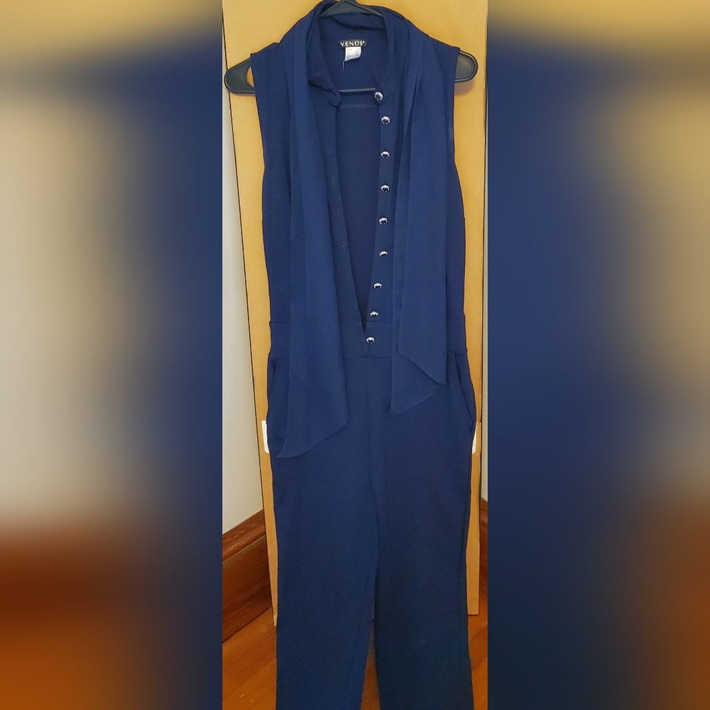 Vince Navy Jumpsuit for Women